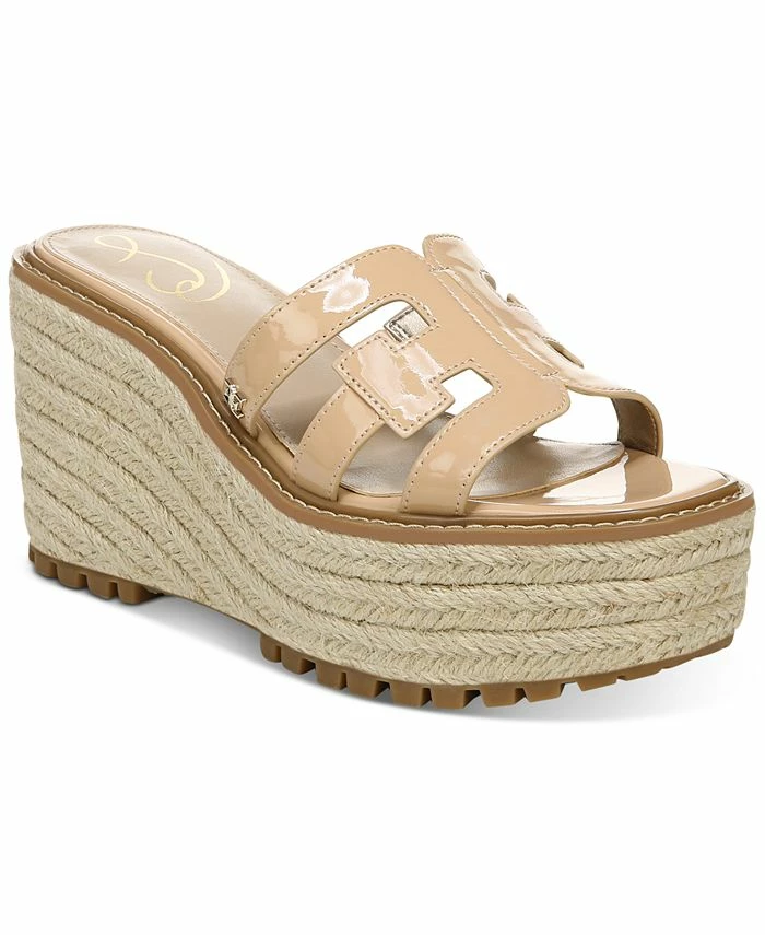 Sam Edelman Women's Laine Espadrille Platform Wedge Sandals 1 Sam Edelman Women's Laine Espadrille Platform Wedge Sandals