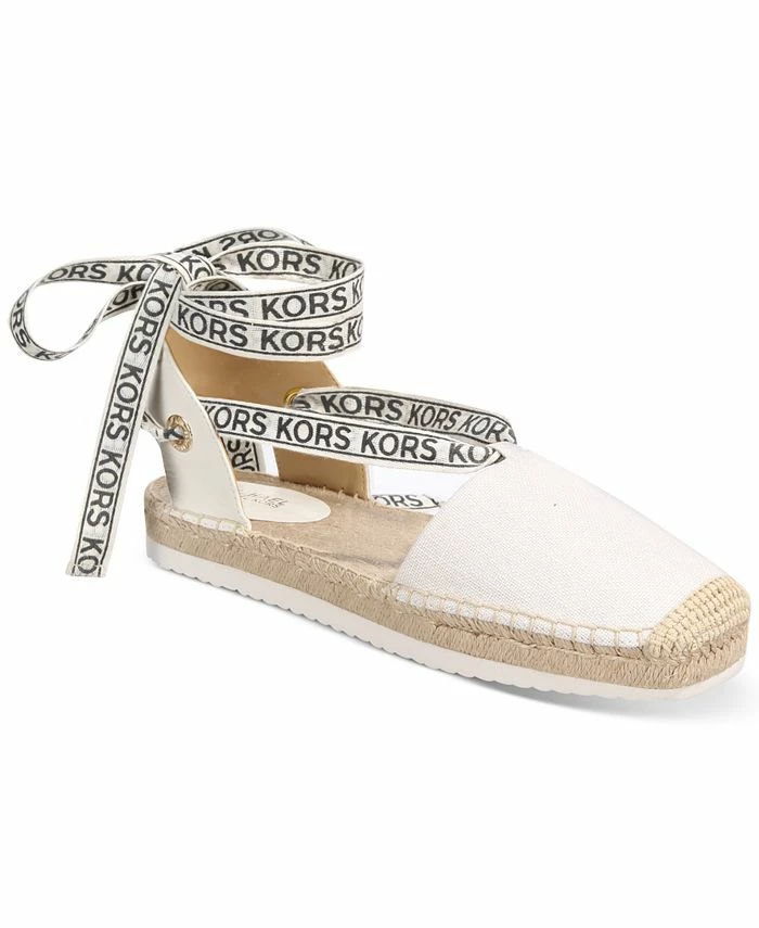 Michael Kors Women's Yara Ankle-Tie Espadrille Flats 1 Michael Kors Women's Yara Ankle-Tie Espadrille Flats