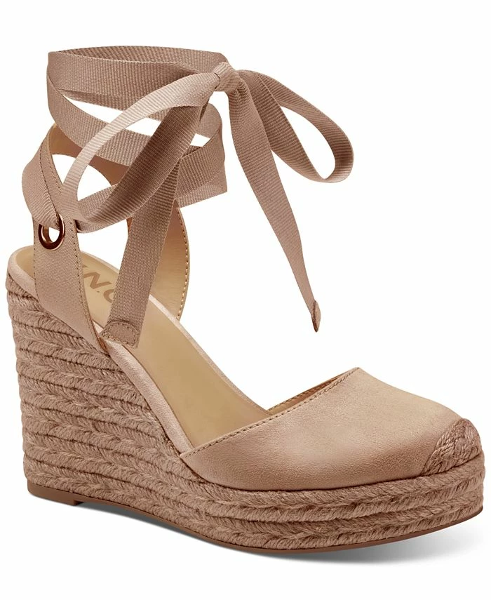 INC International Concepts Women's Maisie Lace-Up Espadrille Wedge Sandals, Created For Macy's 1 INC International Concepts Women's Maisie Lace-Up Espadrille Wedge Sandals, Created For Macy's