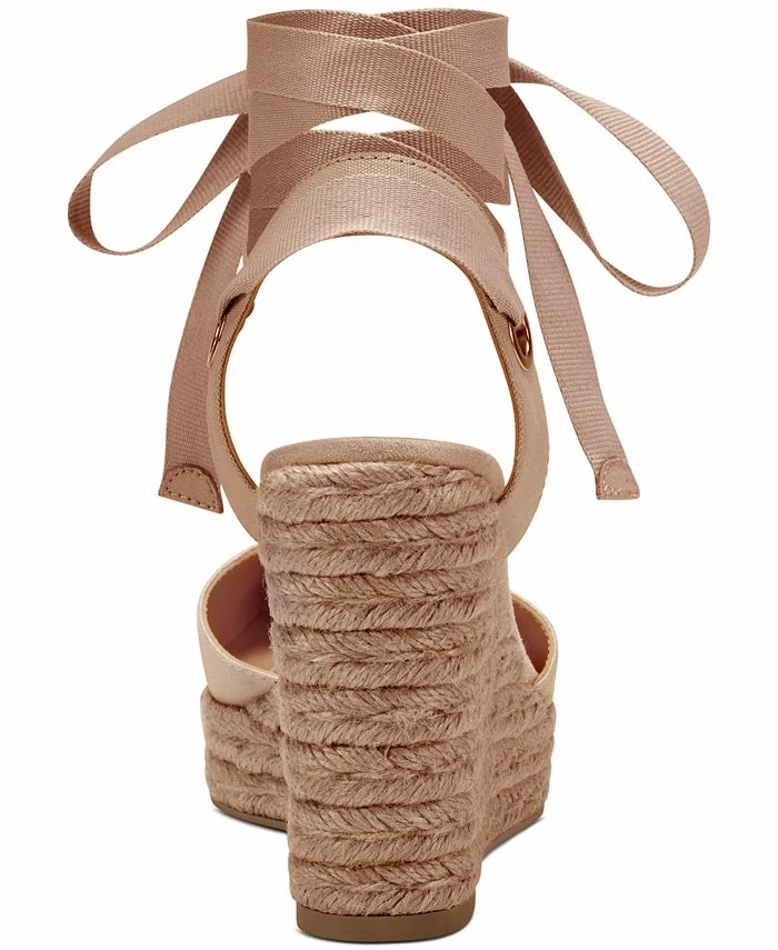 INC International Concepts Women's Maisie Lace-Up Espadrille Wedge Sandals, Created For Macy's 4 INC International Concepts Women's Maisie Lace-Up Espadrille Wedge Sandals, Created For Macy's - Image 4