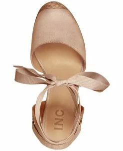 INC International Concepts Women's Maisie Lace-Up Espadrille Wedge Sandals, Created For Macy's 12 INC International Concepts Women's Maisie Lace-Up Espadrille Wedge Sandals, Created For Macy's -rings shop 21872528 fpx