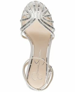Jessica Simpson Women's Jileta Bridal Ankle-Strap Dress Sandals -rings shop 21943546 fpx