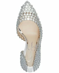 Jessica Simpson Women's Preppi Bridal D'Orsay Pumps -rings shop 21943985 fpx