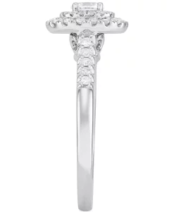 Macy's Diamond Oval Halo Engagement Ring (1/2 Ct. T.w.) In 14k White Gold 8 Macy's Diamond Oval Halo Engagement Ring (1/2 Ct. T.w.) In 14k White Gold -rings shop 22158448 fpx