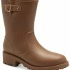 Style & Co Millyy Cold-Weather Buckled Rain Boots, Created For Macy's