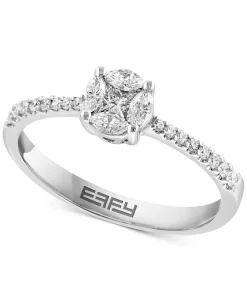 EFFY Collection ® Diamond Ring (3/8 Ct. T.w.) In 18k White Gold