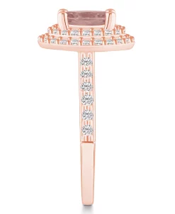 Macy's Organite And Certified Diamond Halo Ring -rings shop 22214869 fpx