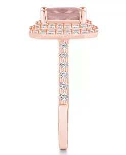 Macy's Organite And Certified Diamond Halo Ring -rings shop 22214964 fpx