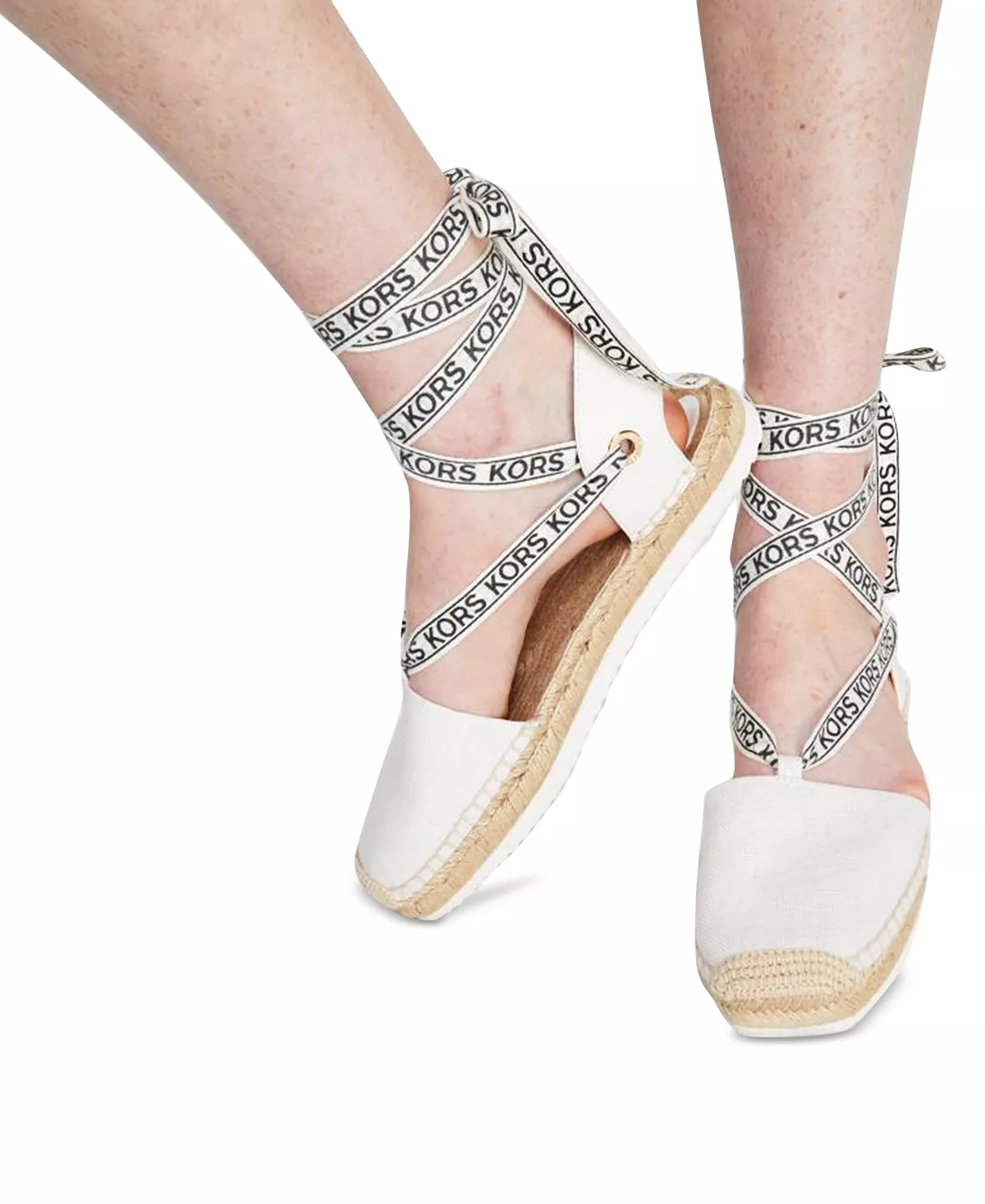 Michael Kors Women's Yara Ankle-Tie Espadrille Flats 3 Michael Kors Women's Yara Ankle-Tie Espadrille Flats - Image 3