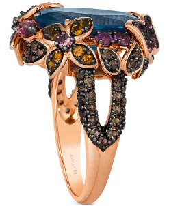 Le Vian Multi-Gemstone (7-3/4 Ct. T.w.) & Nude Diamond (1/10 Ct. T.w.) Statement Ring In 14k Rose Gold 6 Le Vian Multi-Gemstone (7-3/4 Ct. T.w.) & Nude Diamond (1/10 Ct. T.w.) Statement Ring In 14k Rose Gold -rings shop 22345062 fpx