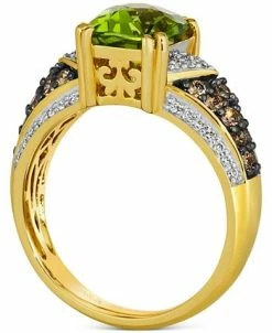 Le Vian Chocolatier® Green Apple Peridot (1-7/8 Ct. T.w.) & Diamond (1/2 Ct. T.w.) Ring In 14k Gold 8 Le Vian Chocolatier® Green Apple Peridot (1-7/8 Ct. T.w.) & Diamond (1/2 Ct. T.w.) Ring In 14k Gold -rings shop 22345772 fpx