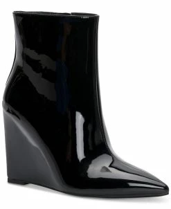 INC International Concepts Women's Azah Wedge Booties, Created For Macy's