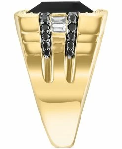 EFFY Collection ® Men's Onyx & Diamond Ring (3/4 Ct. T.w.) In 14k Gold 9 EFFY Collection ® Men's Onyx & Diamond Ring (3/4 Ct. T.w.) In 14k Gold -rings shop 22362918 fpx