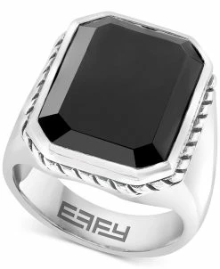 EFFY Collection ® Men's Onyx Ring In Sterling Silver