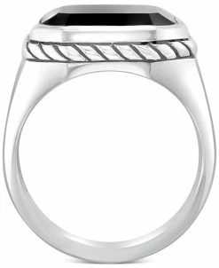 EFFY Collection ® Men's Onyx Ring In Sterling Silver -rings shop 22363083 fpx