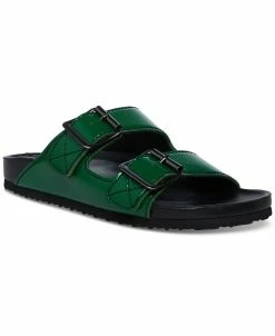 Madden Girl Women's Boxer Two-Band Footbed Sandals