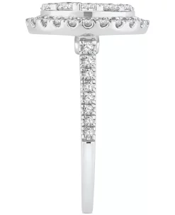 Macy's Diamond Halo Oval Cluster Engagement Ring (1-1/2 Ct. T.w.) In 14k White Gold 8 Macy's Diamond Halo Oval Cluster Engagement Ring (1-1/2 Ct. T.w.) In 14k White Gold -rings shop 22409502 fpx