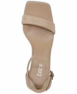 Bar III Women's Appel Two-Piece Flared-Heel Dress Sandals, Created For Macy's -rings shop 22467018 fpx