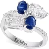 EFFY Collection ® Sapphire (1 Ct. T.w.) & Diamond (9/10 Ct. T.w.) Ring In 14k White Gold