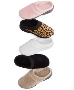 Isotoner Signature Microterry Pillowstep Slippers With Satin Trim -rings shop 2251533 fpx