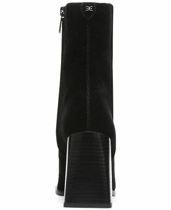 Sam Edelman Women's Ivette Block-Heel Square Toe Booties 3 Sam Edelman Women's Ivette Block-Heel Square Toe Booties - Image 3