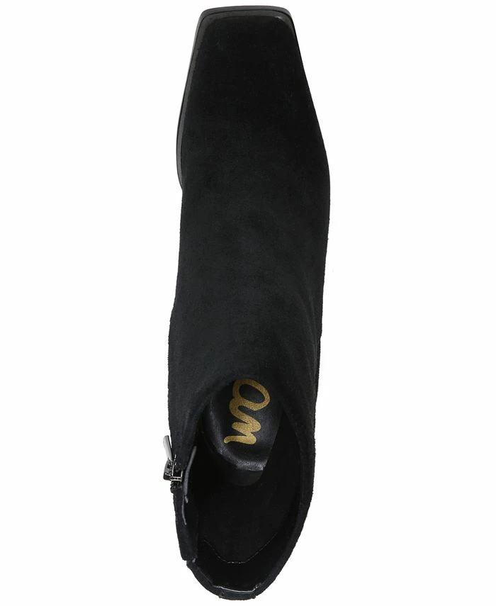 Sam Edelman Women's Ivette Block-Heel Square Toe Booties 4 Sam Edelman Women's Ivette Block-Heel Square Toe Booties - Image 4