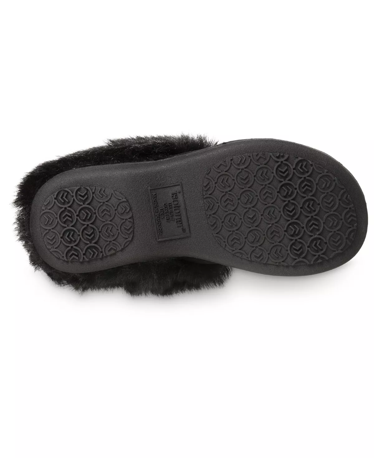 Isotoner Signature Women's Velour Valerie Comfort Hoodback Slippers 5 Isotoner Signature Women's Velour Valerie Comfort Hoodback Slippers - Image 5