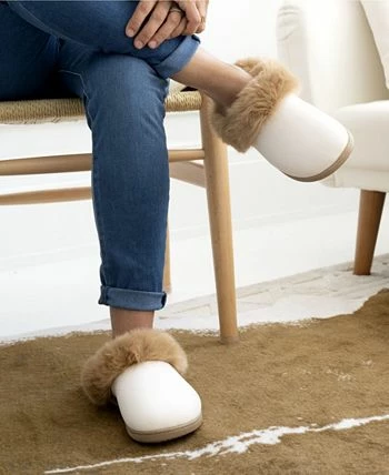 Isotoner Signature Women's Velour Valerie Comfort Hoodback Slippers 3 Isotoner Signature Women's Velour Valerie Comfort Hoodback Slippers - Image 3