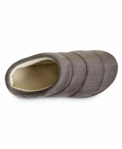 Isotoner Signature Women's Microsuede Puffer Comfort Hoodback Slippers -rings shop 22625322 fpx