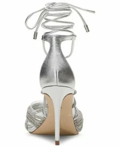 Vince Camuto Women's Aimery Strappy Rhinestone Tie-Up Stiletto Sandals 8 Vince Camuto Women's Aimery Strappy Rhinestone Tie-Up Stiletto Sandals -rings shop 22684778 fpx