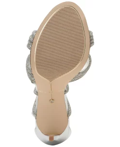 Vince Camuto Women's Aimery Strappy Rhinestone Tie-Up Stiletto Sandals 10 Vince Camuto Women's Aimery Strappy Rhinestone Tie-Up Stiletto Sandals -rings shop 22684780 fpx