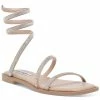 Steve Madden Women's Azaria Rhinestone Coiled Flat Sandals