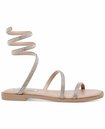 Steve Madden Women's Azaria Rhinestone Coiled Flat Sandals 2 Steve Madden Women's Azaria Rhinestone Coiled Flat Sandals - Image 2