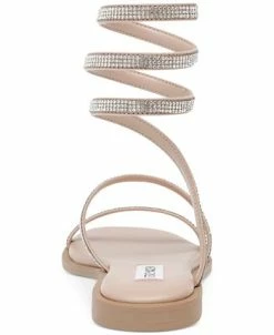 Steve Madden Women's Azaria Rhinestone Coiled Flat Sandals 8 Steve Madden Women's Azaria Rhinestone Coiled Flat Sandals -rings shop 22721288 fpx