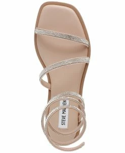 Steve Madden Women's Azaria Rhinestone Coiled Flat Sandals 9 Steve Madden Women's Azaria Rhinestone Coiled Flat Sandals -rings shop 22721289 fpx