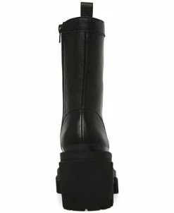 Steve Madden Women's Matryx Lace-Up Lug-Sole Combat Booties -rings shop 22722313 fpx