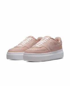 Nike Women's Court Vision Alta Leather Platform Casual Sneakers From Finish Line