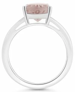 Macy's Women's Rose Quartz (2-3/4 Ct.t.w.) Ring In Sterling Silver -rings shop 22803485 fpx