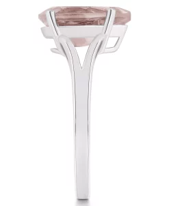 Macy's Women's Rose Quartz (2-3/4 Ct.t.w.) Ring In Sterling Silver -rings shop 22803486 fpx