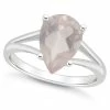 Macy's Women's Rose Quartz (2-3/4 Ct.t.w.) Ring In Sterling Silver