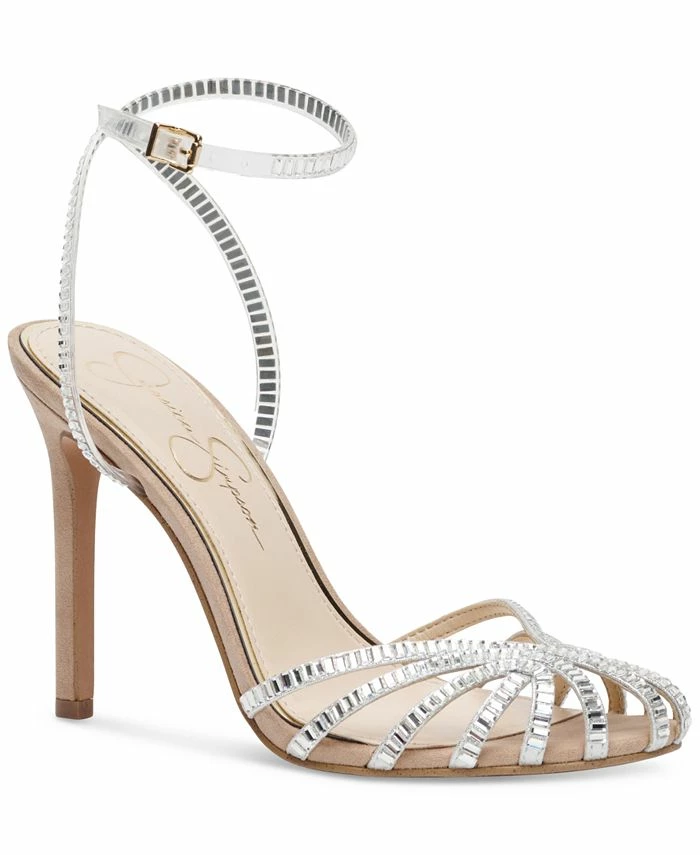 Jessica Simpson Women's Jileta Strappy Dress Sandals 1 Jessica Simpson Women's Jileta Strappy Dress Sandals