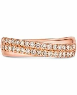 Le Vian Ring Featuring (1/2 Ct. T.w.) Nude Diamond™ Set In 14k Rose Gold -rings shop 22838305 fpx