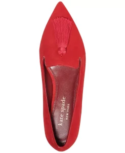 Kate Spade New York Women's Adore Tassel Pointed-Toe Loafer Flats -rings shop 22884220 fpx