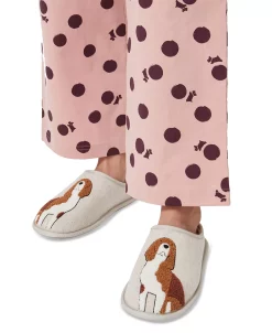 Radley London Women's Radley & Friends Embroidered Slippers 14 Radley London Women's Radley & Friends Embroidered Slippers -rings shop 22997364 fpx