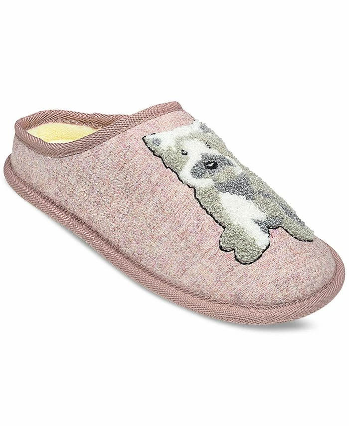 Radley London Women's Radley & Friends Embroidered Slippers 1 Radley London Women's Radley & Friends Embroidered Slippers