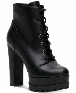 Jessica Simpson Imala Lace-Up Platform Booties