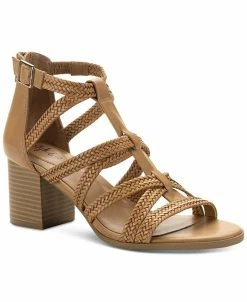 Style & Co Women's Josettee Strappy Block-Heel Sandals, Created Macy's