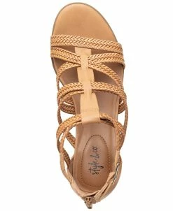 Style & Co Women's Josettee Strappy Block-Heel Sandals, Created Macy's -rings shop 23109953 fpx