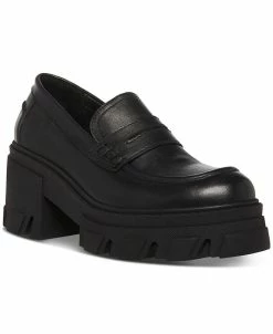 Steve Madden Women's Beth Lug-Sole Penny Loafers