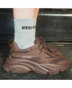 Steve Madden Women's Possession Chunky Lace-Up Sneakers -rings shop 23138179 fpx